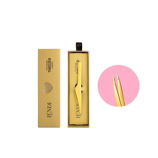 Lendi Moonlight Silver Point eyebrow tweezers