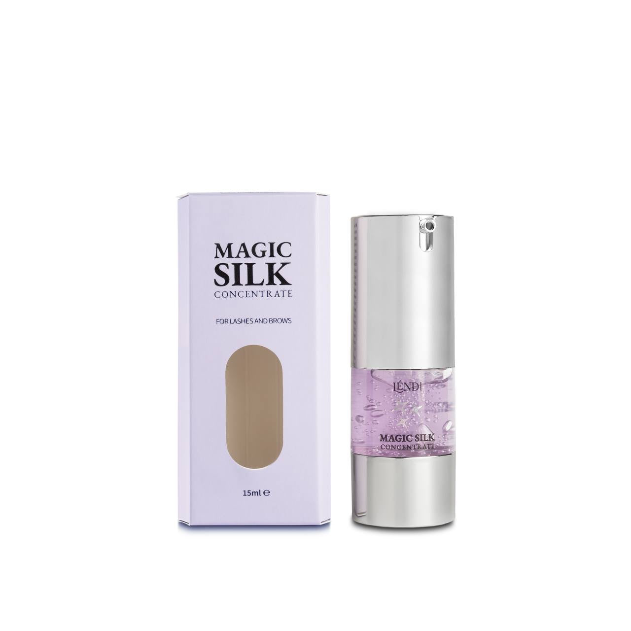 Lendi Magic Silk Concentrate for eyelashes and eyebrows 15 ml and 10 ml (with a brush)