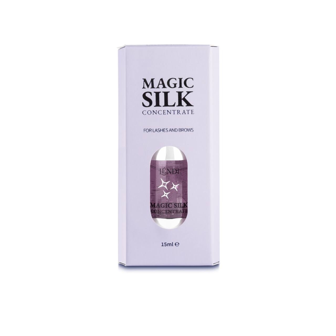Lendi Magic Silk Concentrate for eyelashes and eyebrows 15 ml and 10 ml (with a brush)