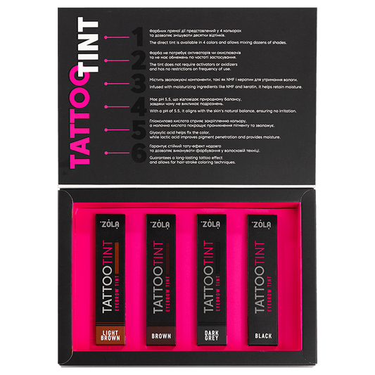 ZOLA TATTOO TINT SET