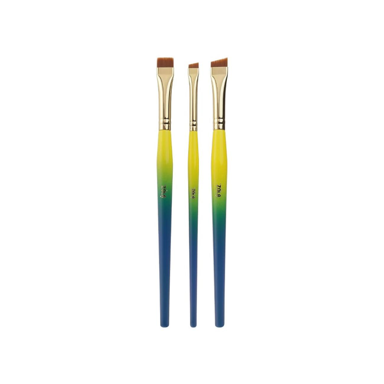 ZOLA PROFESSIONAL SET OF EYEBROW BRUSHES UKRAINIAN EDITION