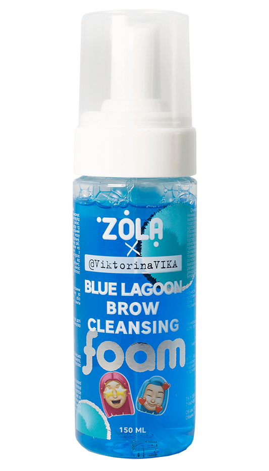 ZOLA VIKTORINA VIKA EYEBROW CLEANSING FOAM BLUE LAGOON 150 ML