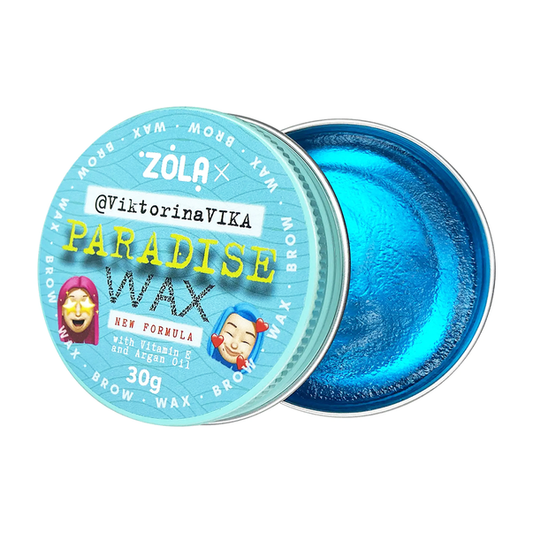 ZOLA VIKTORINA VIKA EYEBROW WAX 15 AND 30 GR PARADISE WAX WITH VITAMIN E AND ARGAN OIL