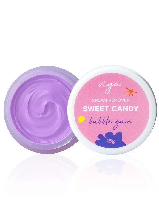 Cream Remover for eyelashes Viya - Cream Remover Sweet Candy - BUBBLE GUM, 15 g