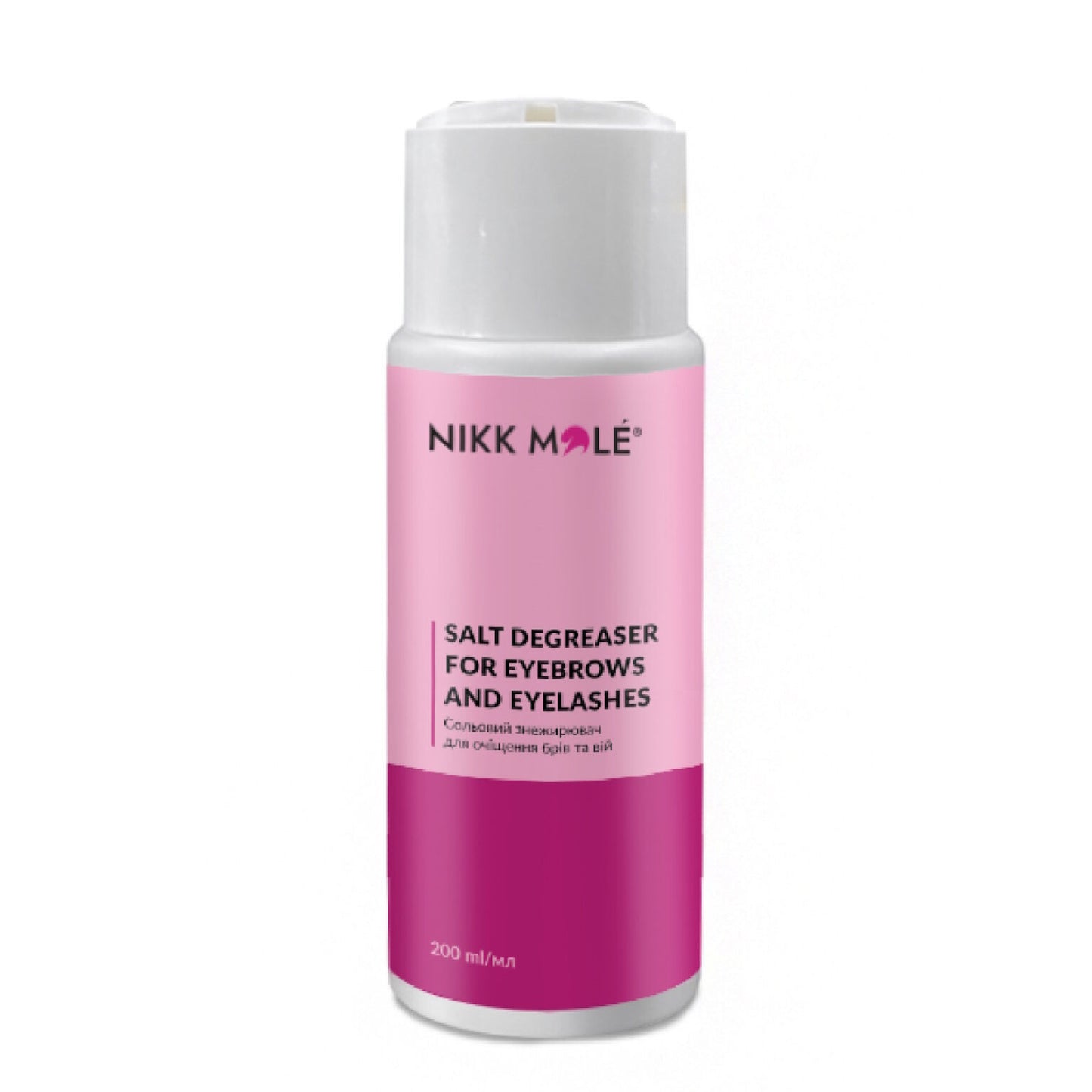 Saline solution for degreasing eyelashes and eyebrows, 200ml