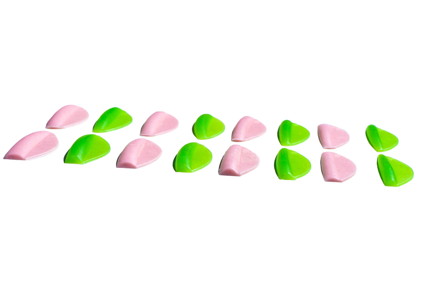 ZOLA LAMINATION SILICONE PADS ROUND CURL PINK & GREEN (S, S1, M, M1, L, L1, XL, XL1)