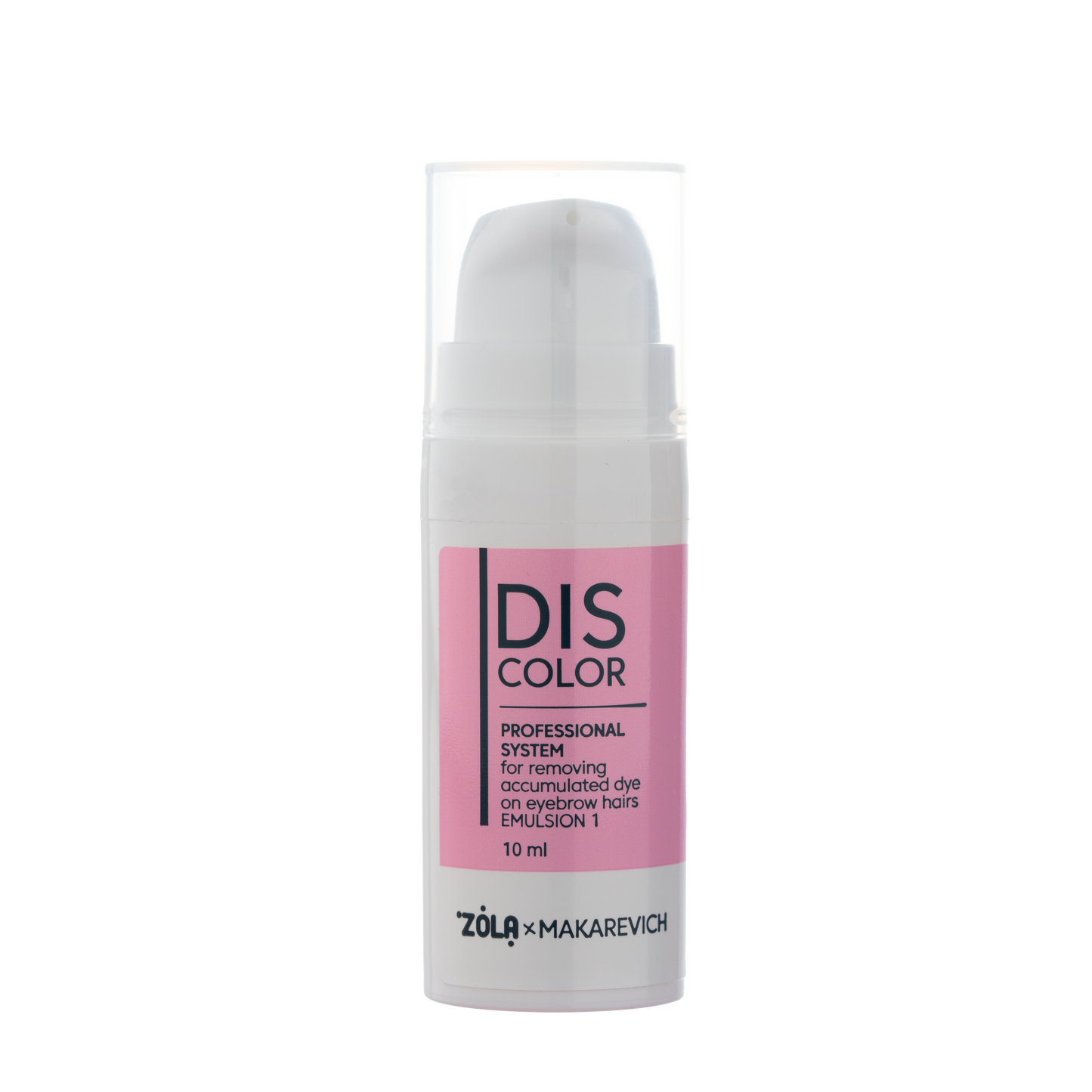 ZOLA X MAKAREVICH DISCOLOR EMULSION 1 PROFESSIONAL SYSTEM FOR REMOVING ACCUMULATED DYE FROM EYEBROW HAIRS
