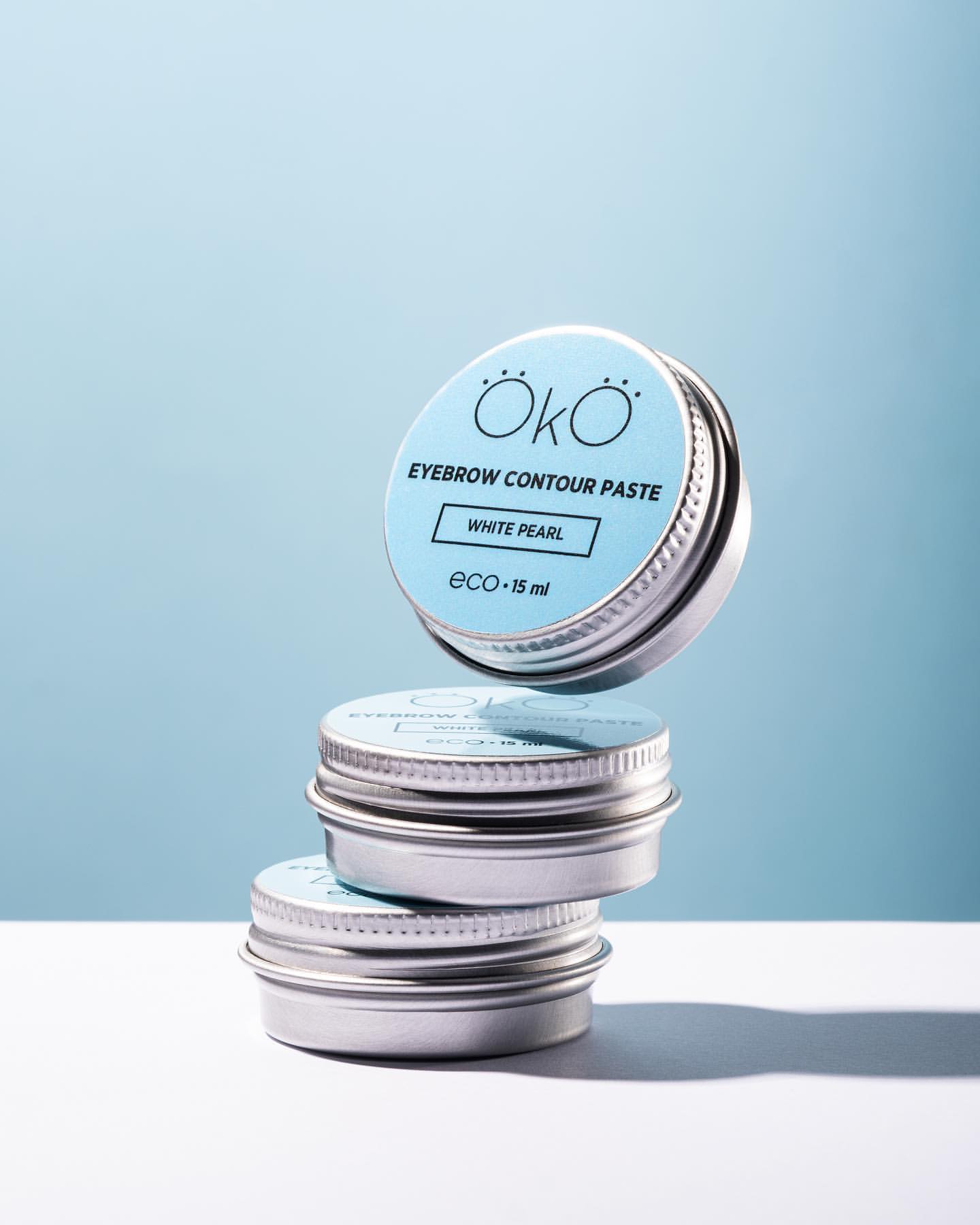 OKO Eyebrow paste "Eyebrow contour paste white pearl", 15 ml