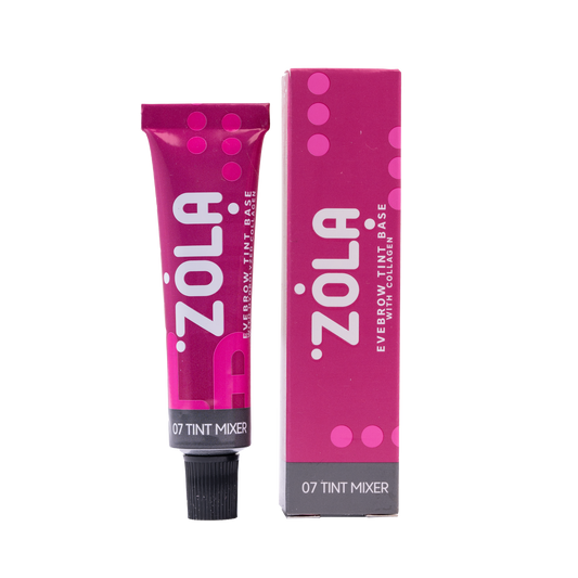 ZOLA EYEBROW TINT BASE WITH COLLAGEN 07 TINT MIXER 15 ML
